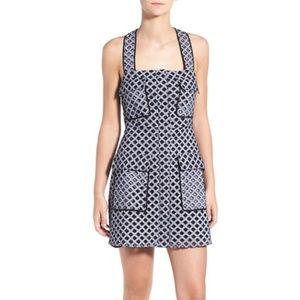NWT Kendal & Kylie Apron Cross-back Mini Dress